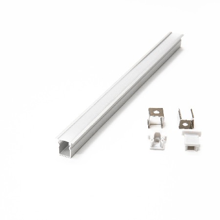 PXG-103B-A Top Selling Black Recessed aluminum LED Profile for LED strip