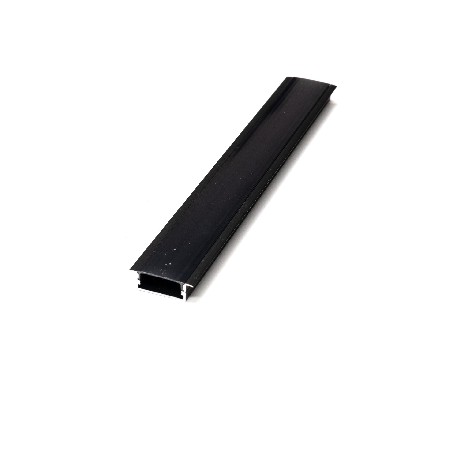 PXG-205-1 Black series aluminum profile with black PC diffuser