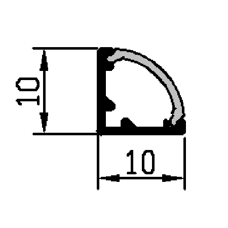 PXG-10 pendant Mounted Aluminum Channel Profile For Led Strips